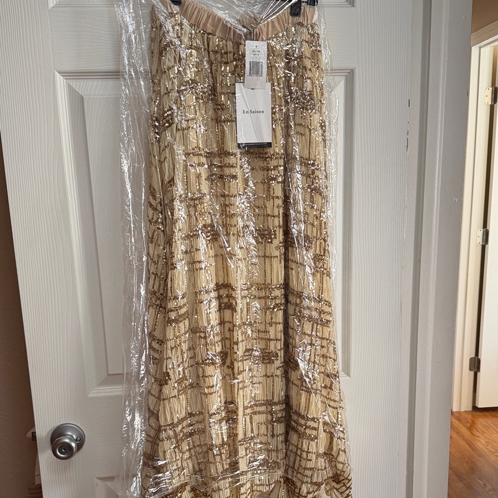 Romi Embellished Midi-Skirt
